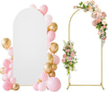 6FT Wedding Arch Backdrop Stand and Cover Set, Metal Balloon Arch Stand and by Unknown