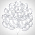 Clear Balloons 100 Pack, 12 Inch Round Latex Balloons, Helium Transparent by Tamodan+for+better