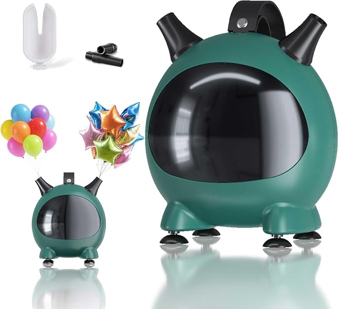 Balloon Pump Electric, Portable Balloons Inflator Air Pump Dual Nozzle by Froova