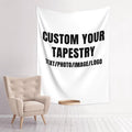 Personalized Tapestry Custom Tapestry Upload Images Banners and Signs Customize by Custom