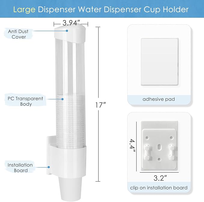 Cup Dispenser Holder for 7oz - 12oz Paper Plastic Cups - Image 2