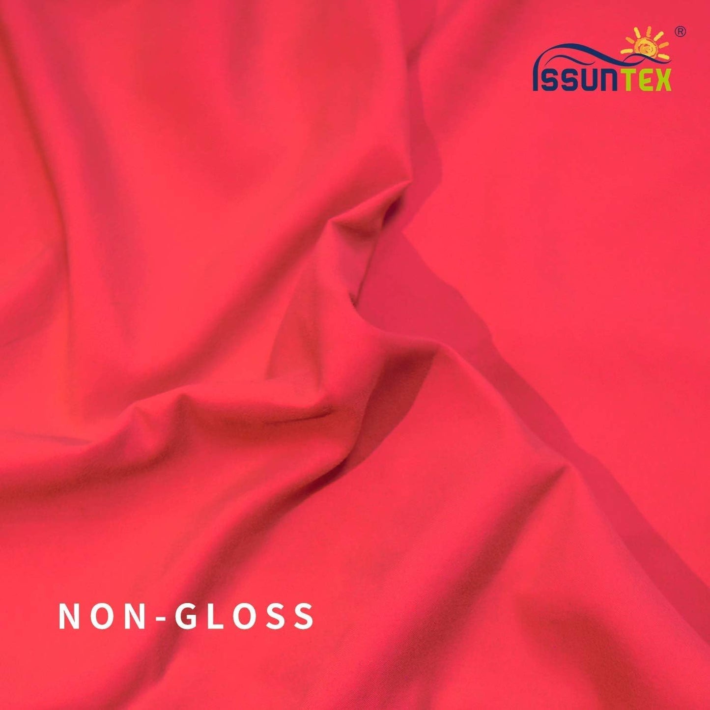 ISSUNTEX 9X15 ft Background Polester Backdrop, Photo Studio, Collapsible High Density Screen for Video Photography and Television-Red