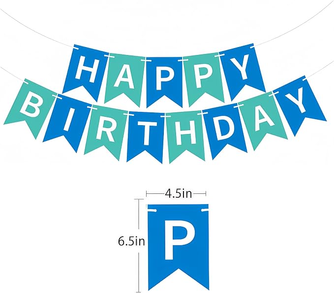 Happy Birthday Banner Birthday Party Supplies - Image 2