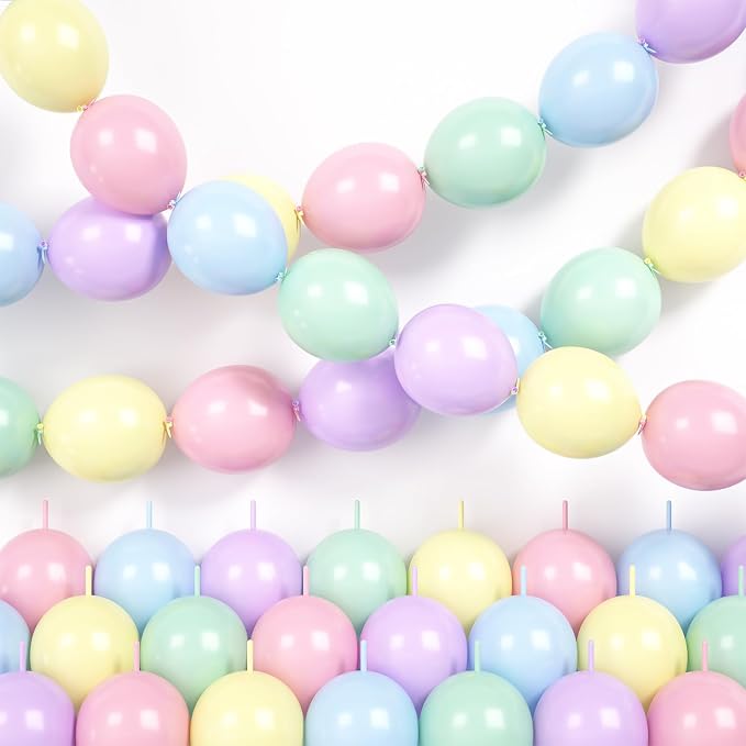 Colorful Linking Balloons by Hapmori