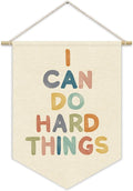Positive Affirmations Wall Decor, Classroom Decor Canvas Banner, I Can Do Hard by Unknown