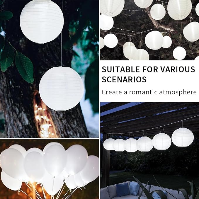 24 Pack Paper Lantern Lights, Mini LED Battery Operated Lights, Last 36 Hours - Image 5