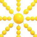 PartyWoo Yellow Linking Balloons 100pcs 6 Inch Yellow Link Balloons | by PartyWoo