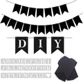 DIY Black Custom Banner Kit, Funny Customize Your Party Banner Signs, Custom by YUNSHANGMO
