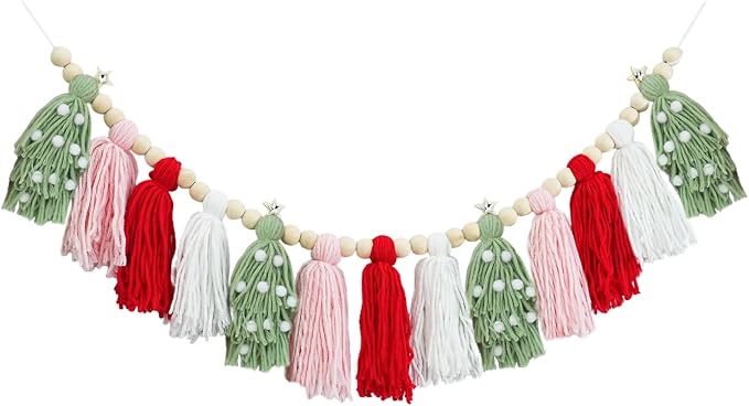 Boho Tassel Christmas Garland by APESO