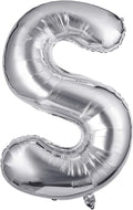 Single Aluminum Hanging Foil Film Silver Letter Balloons S 40 Inch | by FFNIU