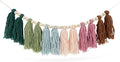 Rainbow Boho Tassel Wall Hanging by yuntop