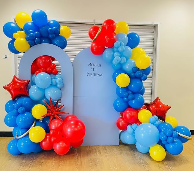 Carnival Circus Balloon Garland Arch Kit 153pcs - Image 6