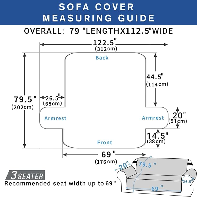 XINEAGE Quilted Sofa Cover Waterproof Couch Covers - Image 6