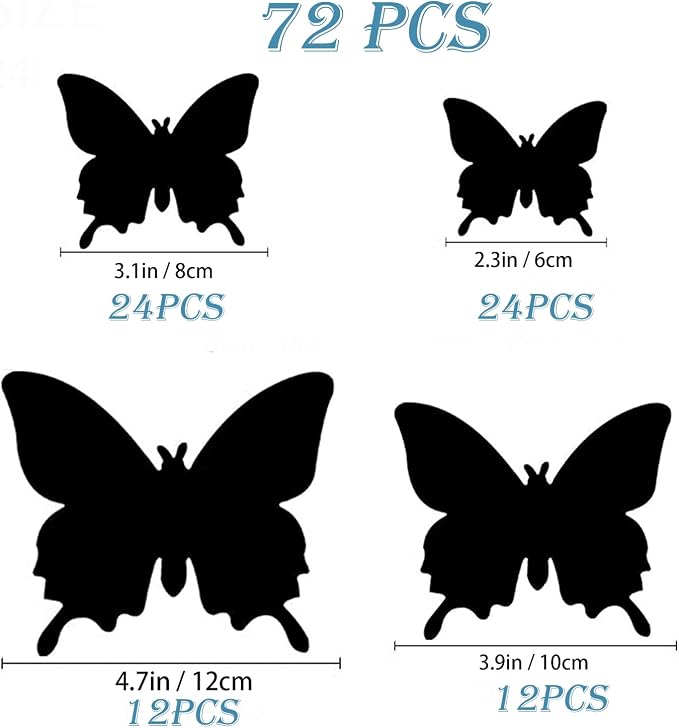 OPSEAM 3D Butterfly Wall Decor Butterfly Decorations Stickers - Image 6