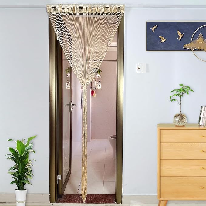 Home Decor Sequin Curtain for Doorway, Door String Curtains, 39x79 inch Hanging - Image 2