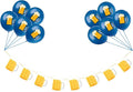 Beer Birthday Banner for Beer Party and Birthday Wedding Party Supplies by OSAMUHA