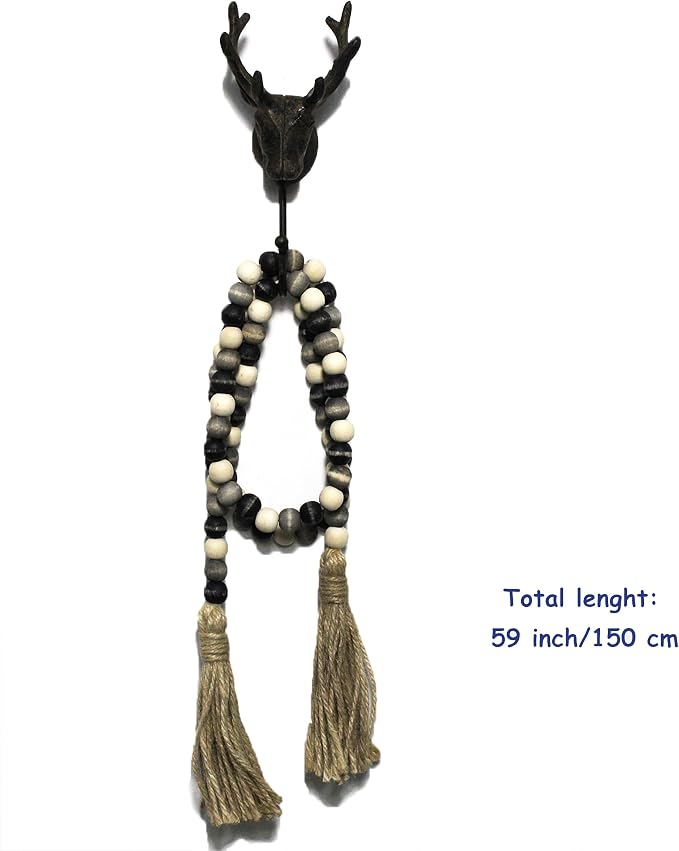CVHOMEDECO. Wood Beads Garland - Image 6