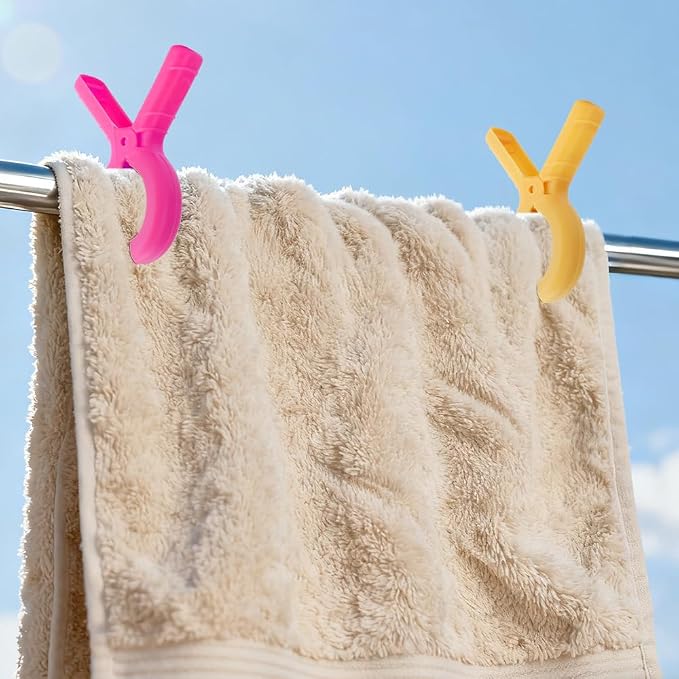 10 Pack Large Beach Towel Clips - Image 5