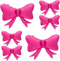 6pcs Jumbo Oversized Ribbon Balloons Coquette Bow Balloons Bow Party Coquette by Unknown