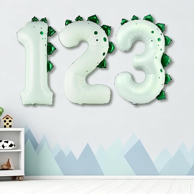 Dinosaur Number 1 Balloon, 30 Inch Birthday Party Decorations - Image 5