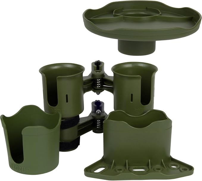Patented Clamp On Boat Cup Holder |Multifunction Dual Drink Caddy - Image 5