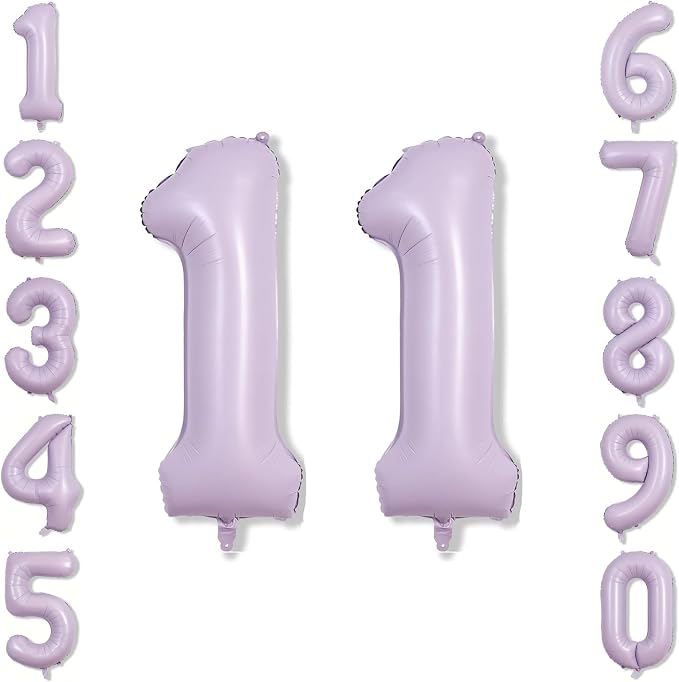 Cream Number 11 Balloon 40 Inch, Foil Digit Set by Unknown