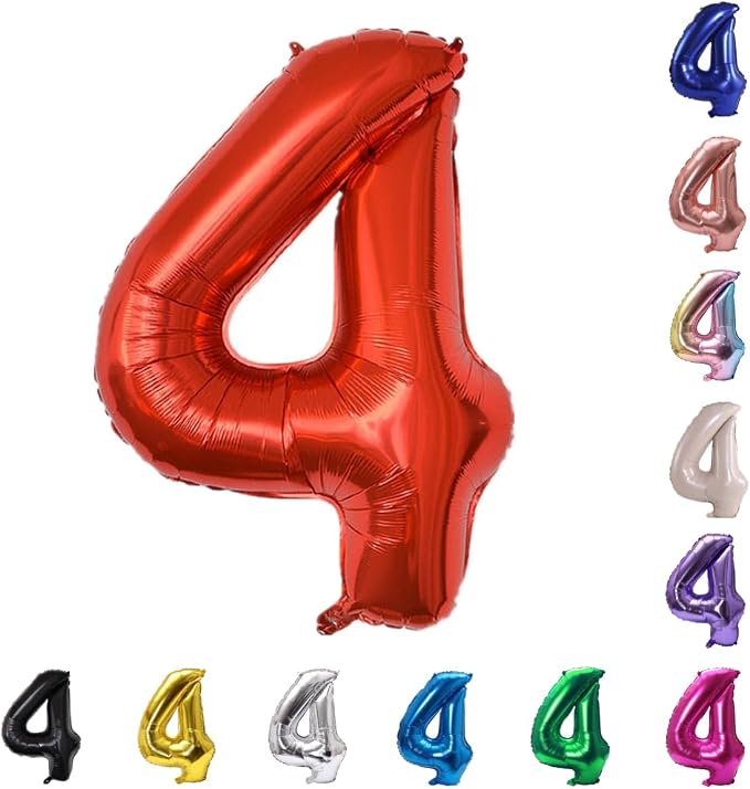 YPSelected 32 Inch Large Foil Helium Number Balloon Birthday Wedding Party 0-9 by YPSelected