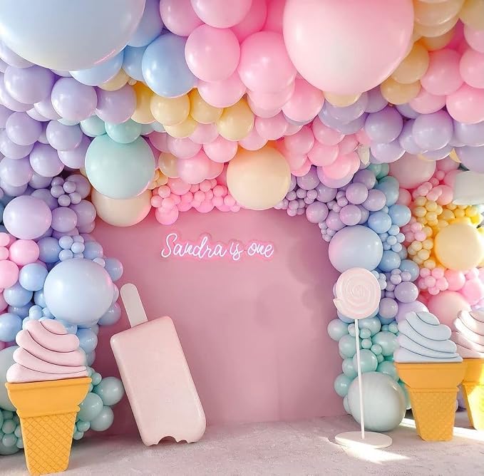 Pastel Rainbow Balloon Arch Kit, Engagements, Gender Reveal, Anniversary - Image 3