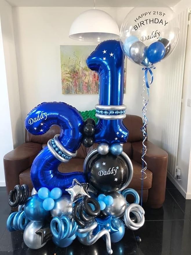 Night Blue 1 Balloon - Image 3