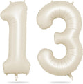 Biapian 40 Inch Cream Number 13 Balloon, 13th Birthday Balloons, Big Digital 13 by BIAPIAN
