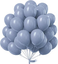 PartyWoo Dusty Blue Balloons 50pcs Boho Dusty Purple Muted Lavender Color | 12 by PartyWoo