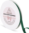 Handyman Crafts 3/8" Forest Green Satin Ribbons 50 Yards HD Polyester Stain by HandymanCrafts