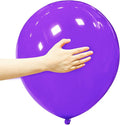 Purple Balloons 18 Inch 12 Pack Large Latex Party Balloons Round Helium Balloon by ASIYUHY