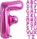 TONIFUL 40 Inch Large Rose Red Letter F Balloons by TONIFUL