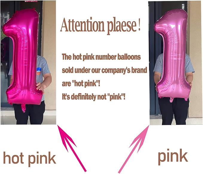 Jonhamwelbor Hot Pink Number 30 Balloon Dark Pink Number 30 Balloon Jumbo Giant - Image 5