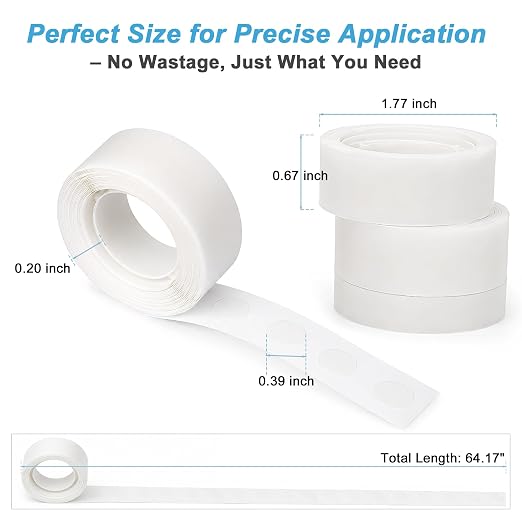 Glue Dots 1500 Pcs, Sticky Dots, Glue Dots Double Sided | Glue Dots - Image 6