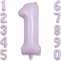 Cream Purple Number 1 Balloon 40 Inch, Foil Numeral by Unknown