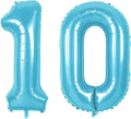 Number 10 Balloons for 10th Birthday Party Decorations, 0-100 Large No.10 by Joycard