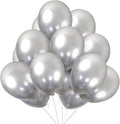 KBZVNAF Silver Metallic Chrome Latex Balloons by KBZVNAF