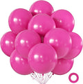 Hot Pink Balloons 18 Inch 24 Pack Matte Helium Latex Round Balloons by KALOR