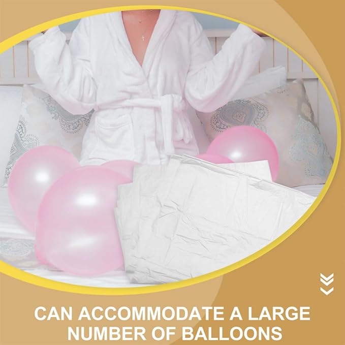 10pcs Reusable Large Capacity Plastic Balloon Storage Bags - Image 7