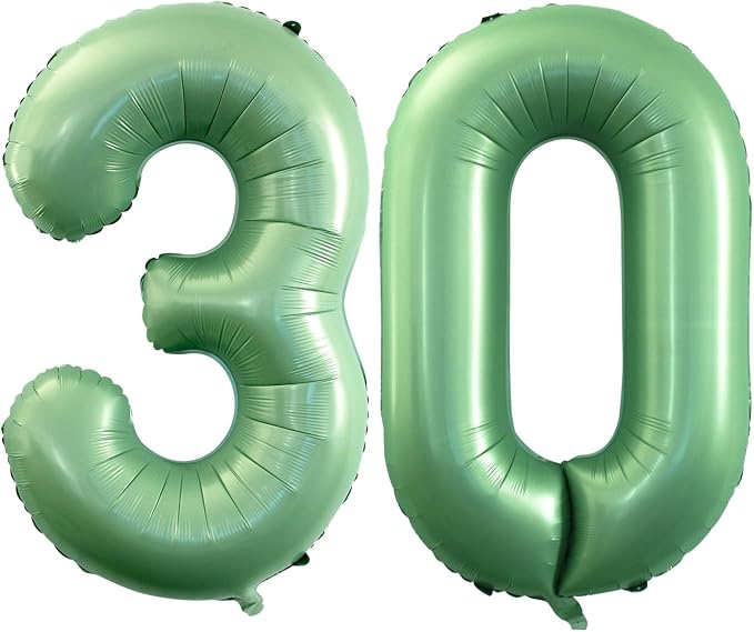 Number 30 Balloons for 30th Birthday Party Decorations, 42 Inch Jumbo Foil by GOER