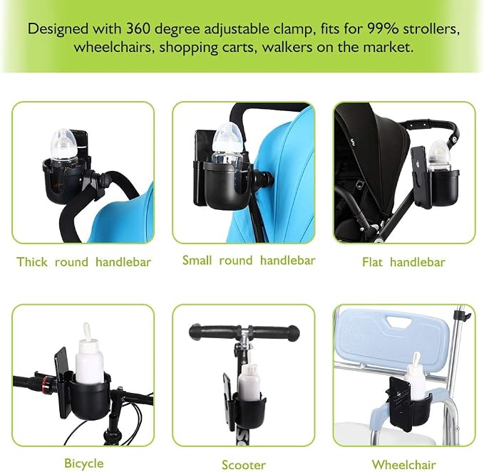 Accmor Stroller Cup Holder - Image 7