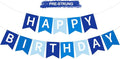 Happy Birthday Banner Pre-Strung Birthday Decorations Birthday Party Backdrop by RICHHHA