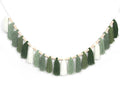 Green Boho Yarn Tassel Garland Sage Green Garland Wall Hanging Decor Forest by WelcometoTasuwat
