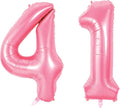 Number 41 Balloons for 41st Birthday Party Decorations, 0-100 Large No.41 by Joycard