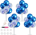 TONIFUL 4 Set Blue Balloon Stand Balloon Centerpieces by TONIFUL