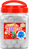Iooleem White Pom Poms by IOOLEEM