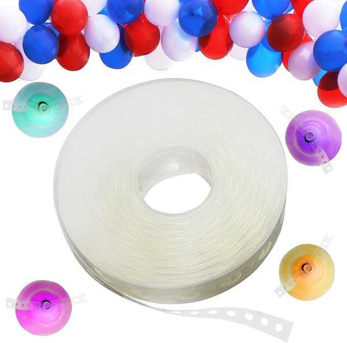 Balloon Decorations 50 Ft Strip Tape Arch Garland Streamer Ribbon Decorating - Image 2
