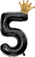 Black 5 Balloon Number, 40 inch Big 5th Birthday Balloon by Unknown